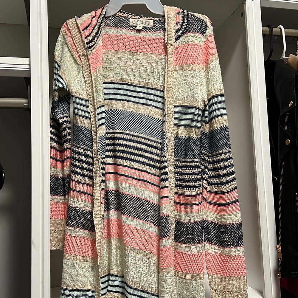 Pink rose cardigan